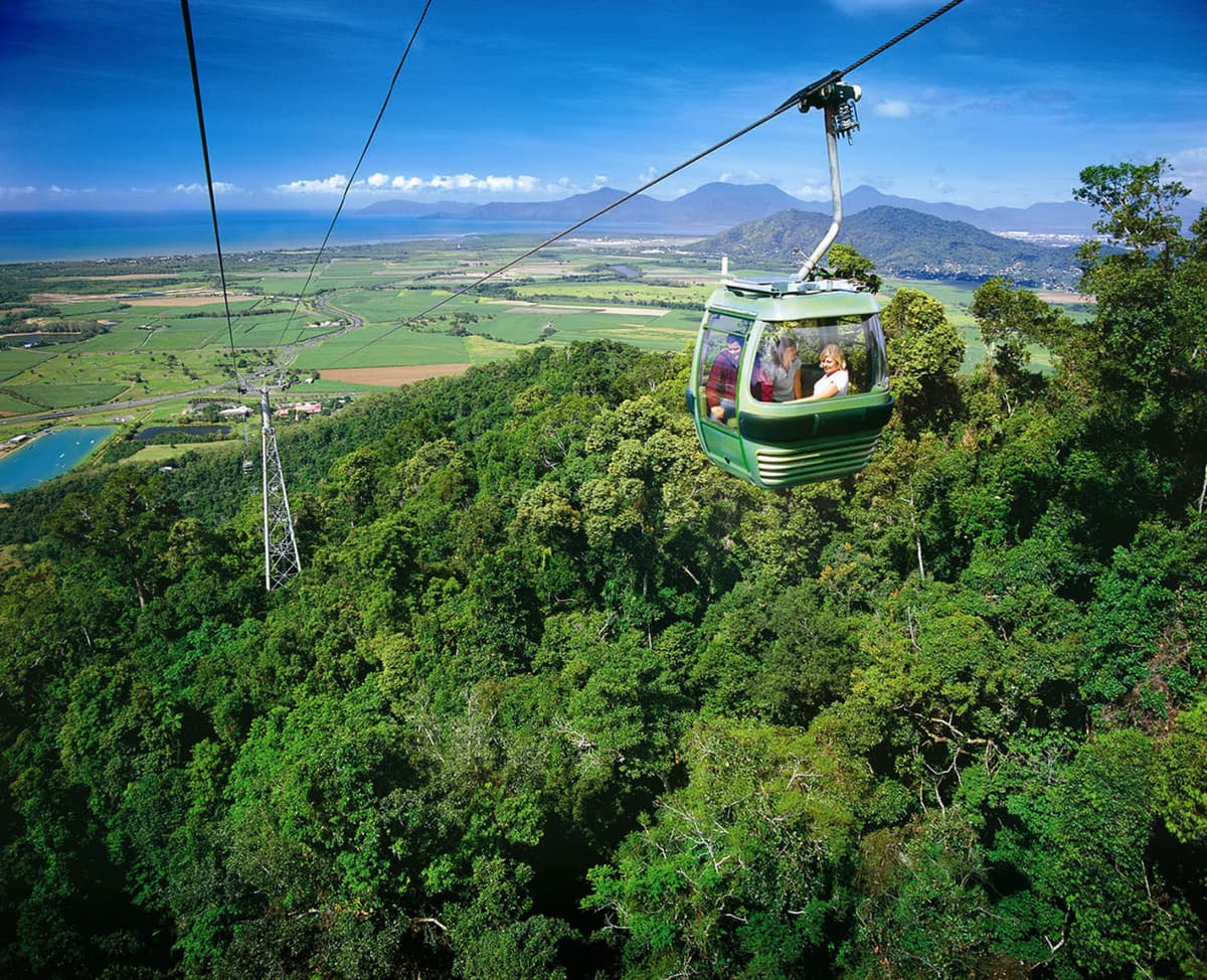 Full-Day Kuranda Tour with Skyrail Cableway, Scenic Railway, Rainforestation and Butterfly Sanctuary