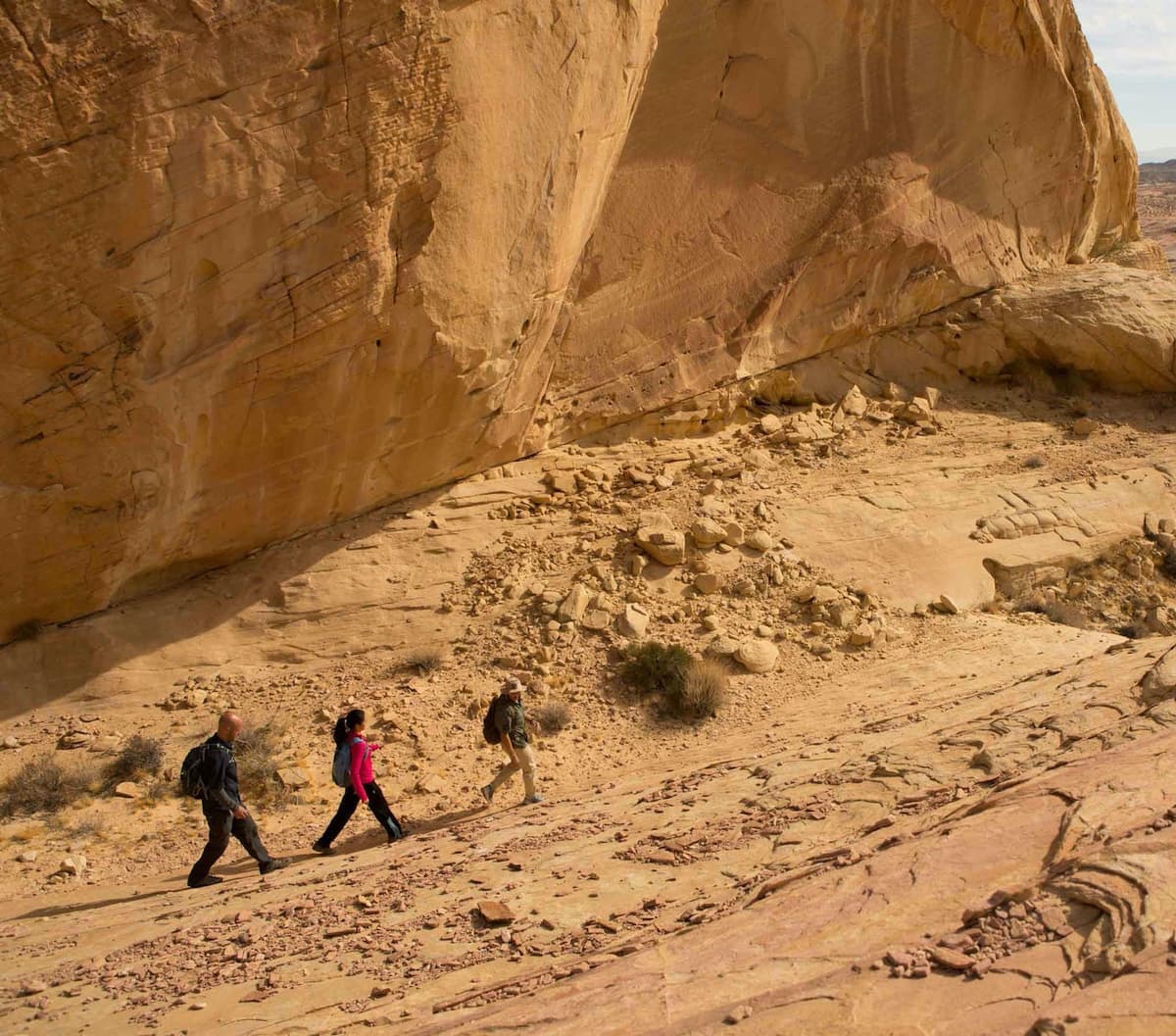 Hiking in the Valley of Fire