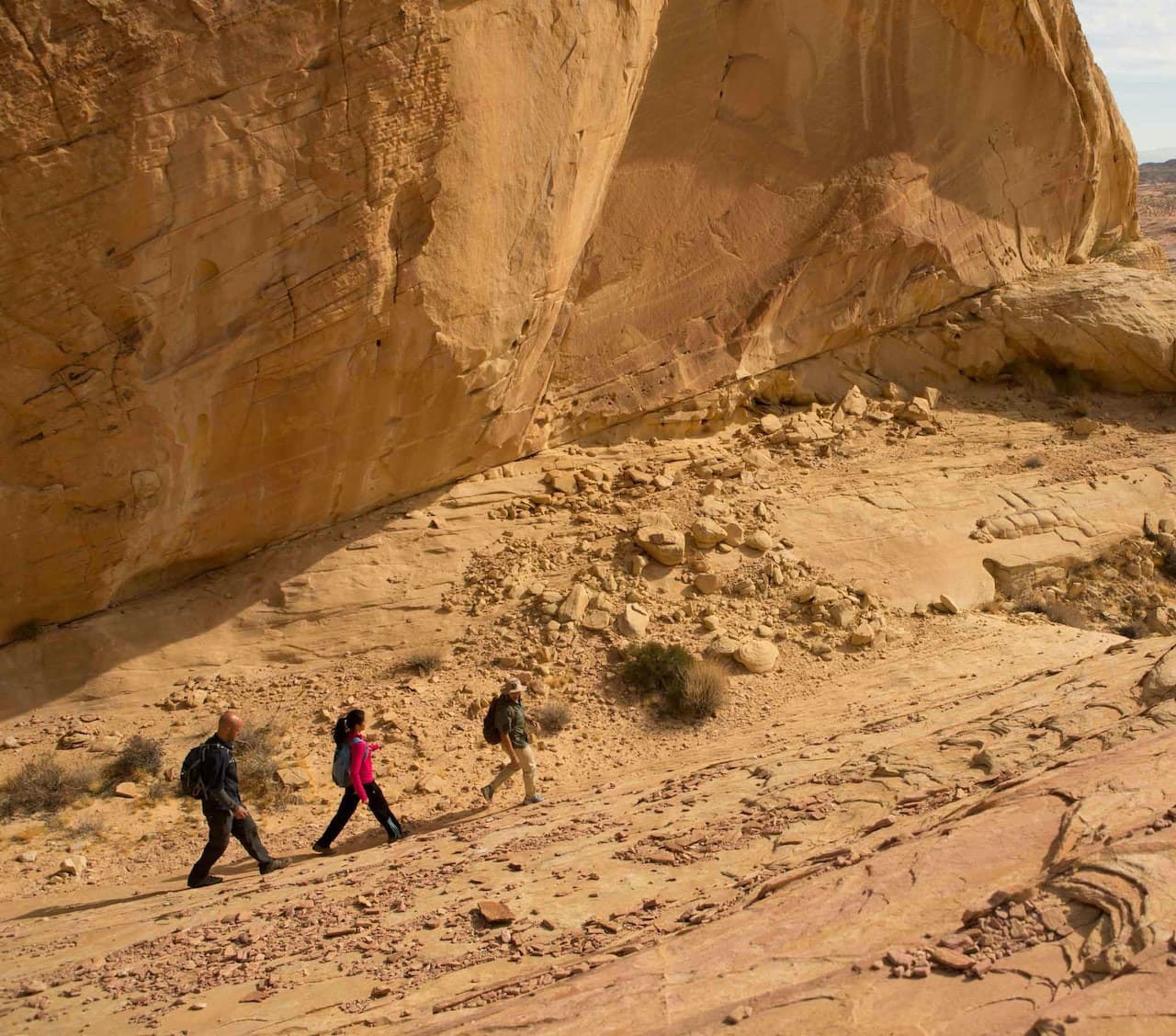Hiking in the Valley of Fire