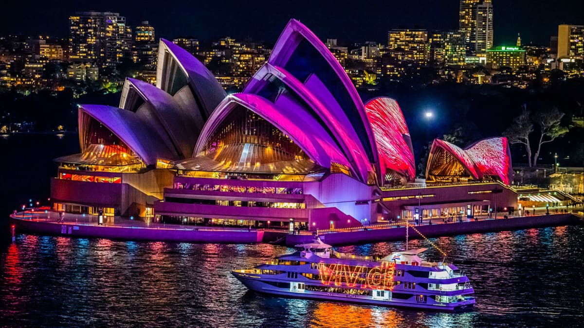 Vivid Sydney Cruise with Captain Cook Cruises Departing From Darling Harbour