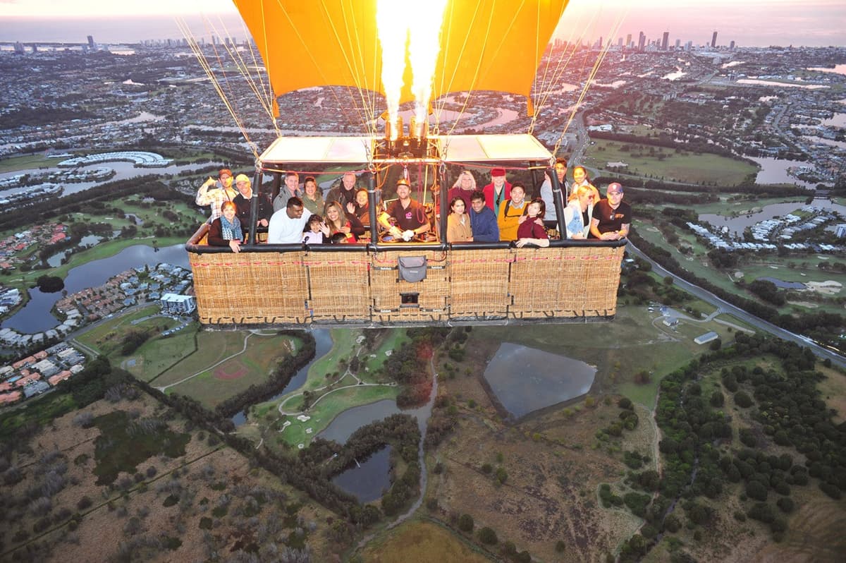 Gold Coast Hot Air Balloon Flight by Go Ballooning