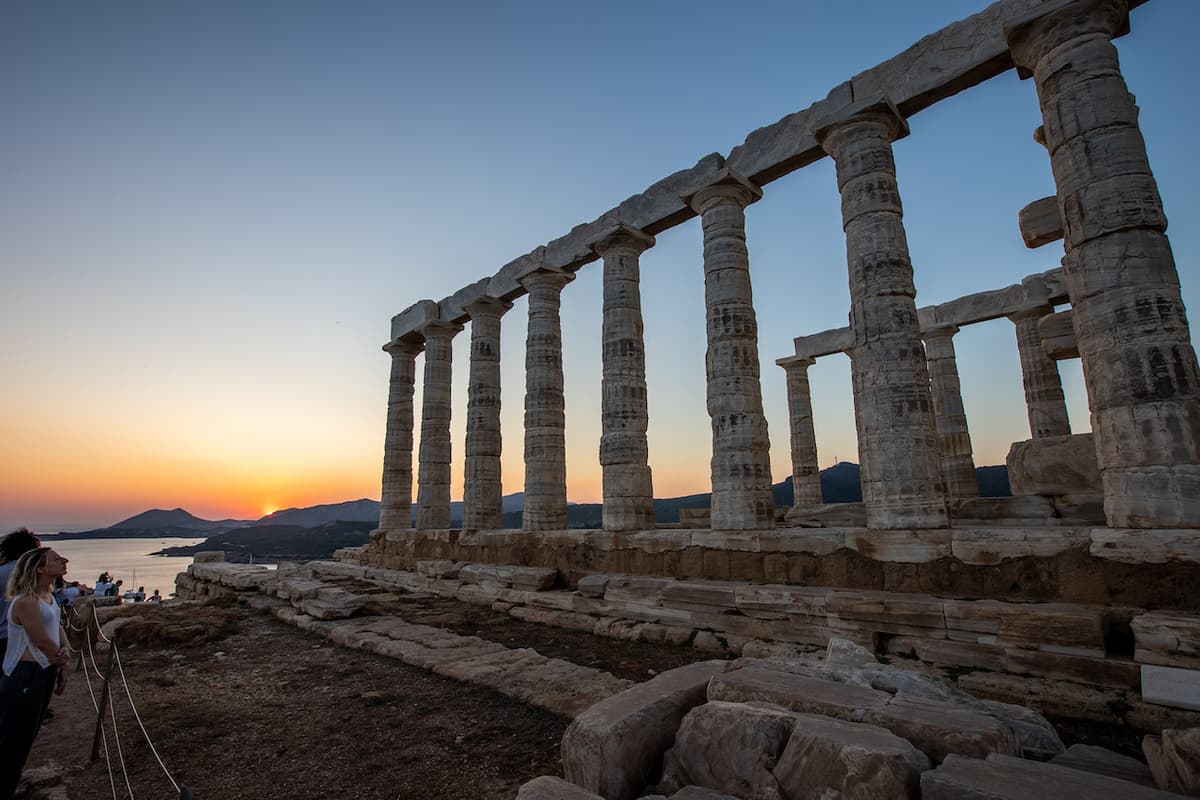Temple of Poseidon in Cape Sounion Sunset Tour from Athens
