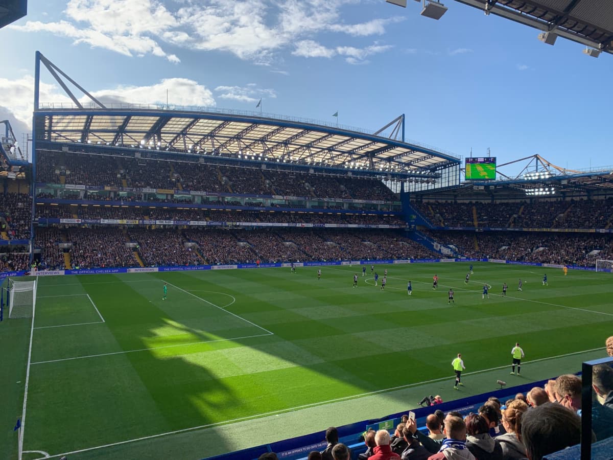 Chelsea FC Premier League Football Match Ticket at Stamford Bridge Stadium