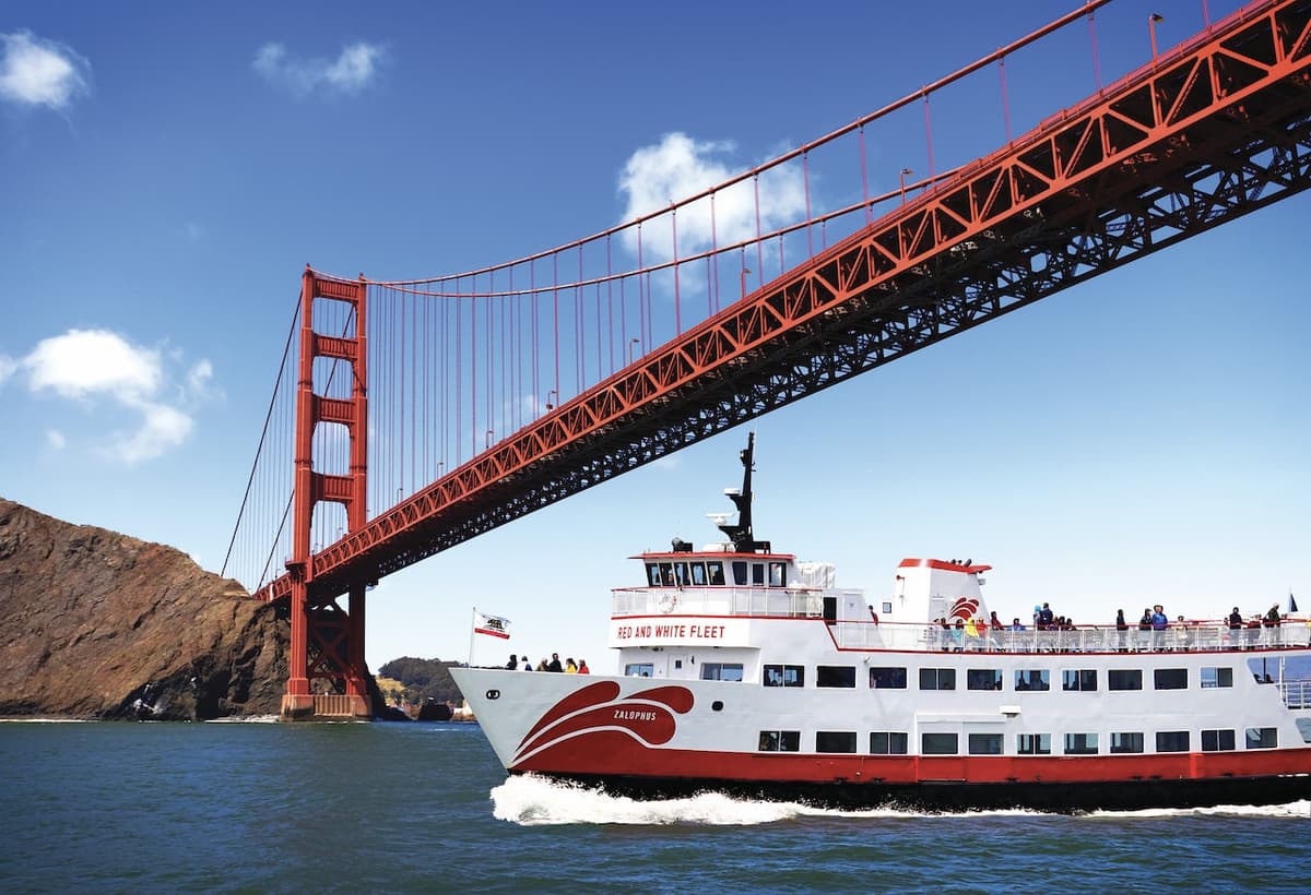 San Francisco Bay 1 Hour Golden Gate Sightseeing Boat Cruise by Red and White Fleet