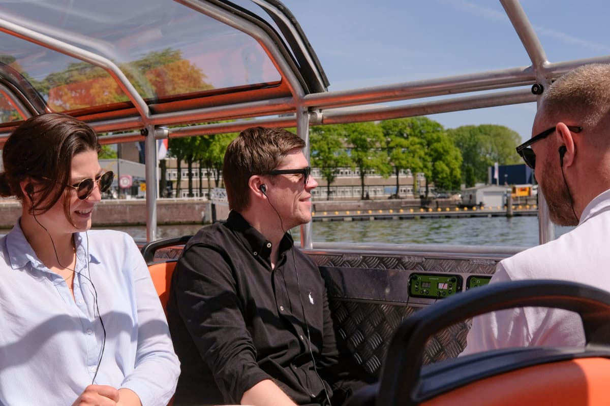 Amsterdam Semi-Open Boat Canal Cruise Ticket