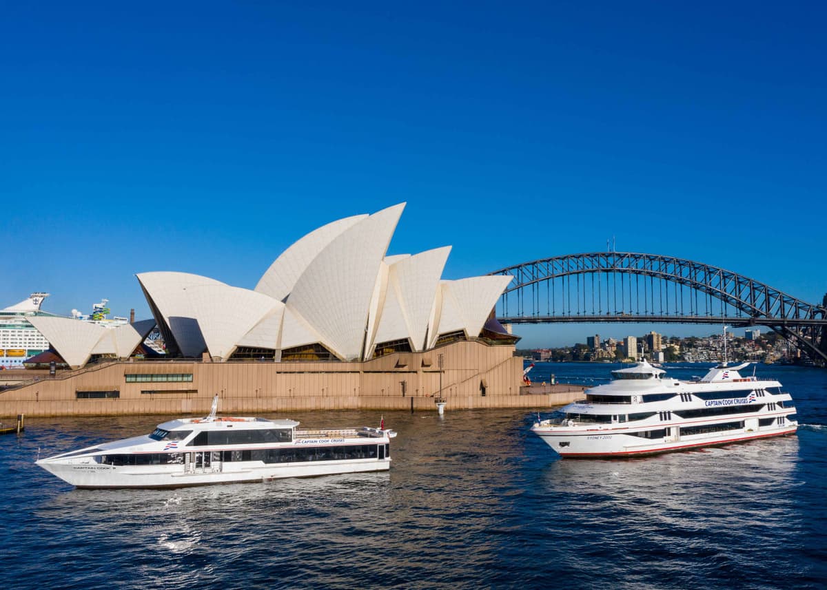 Sydney Harbour Whale Watching Cruise aboard Captain Cook Cruises