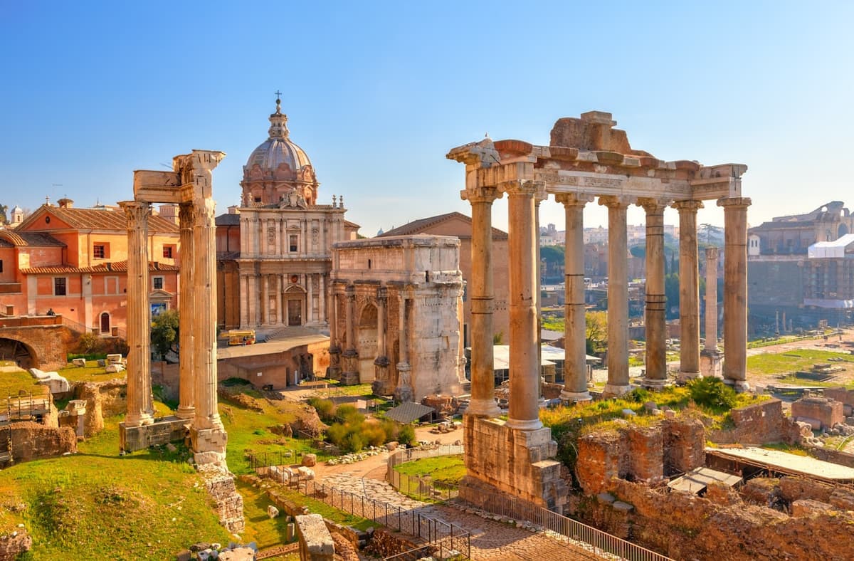 Roman Forum and Palatine Hill with Multimedia Video