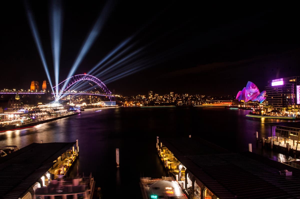 Vivid Festival of Light and Sound Cruise with Buffet Dinner aboard Sydney Princess Cruises