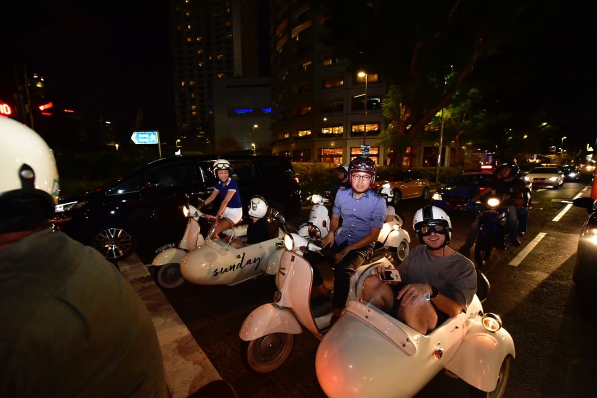 Singapore Sidecars Night Tour