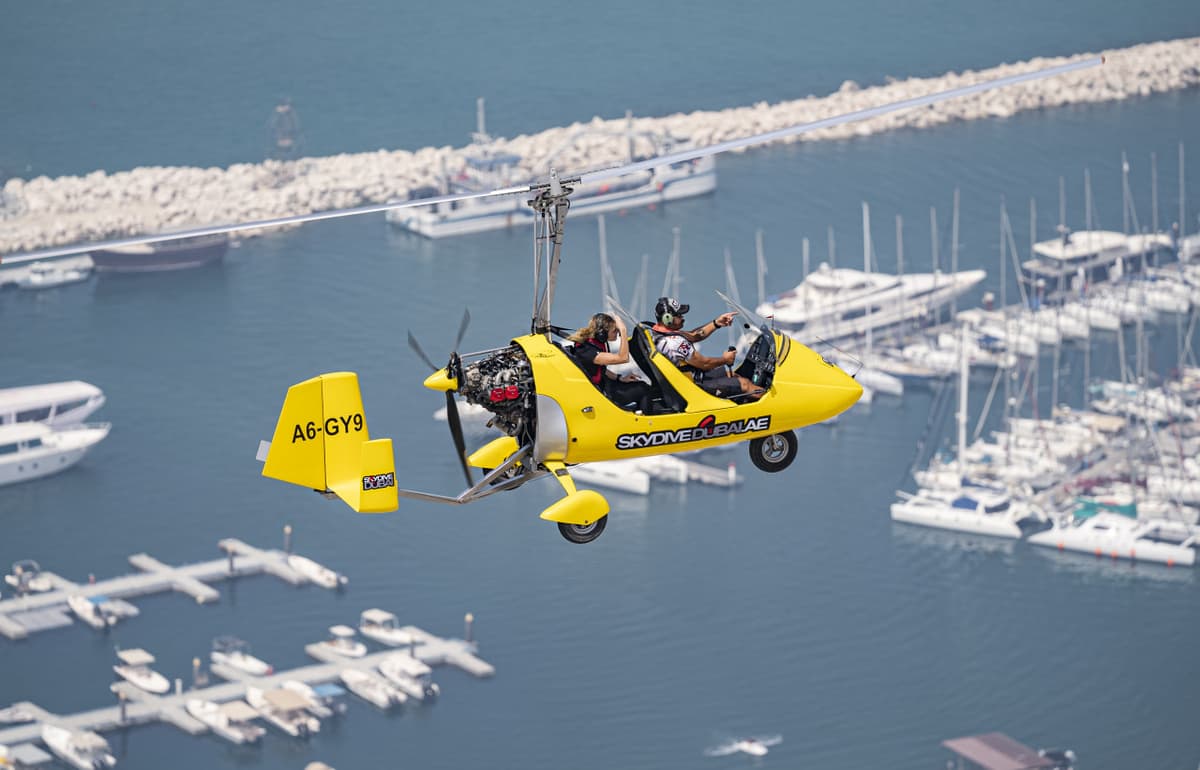 Gyrocopter Dubai Flight Experience