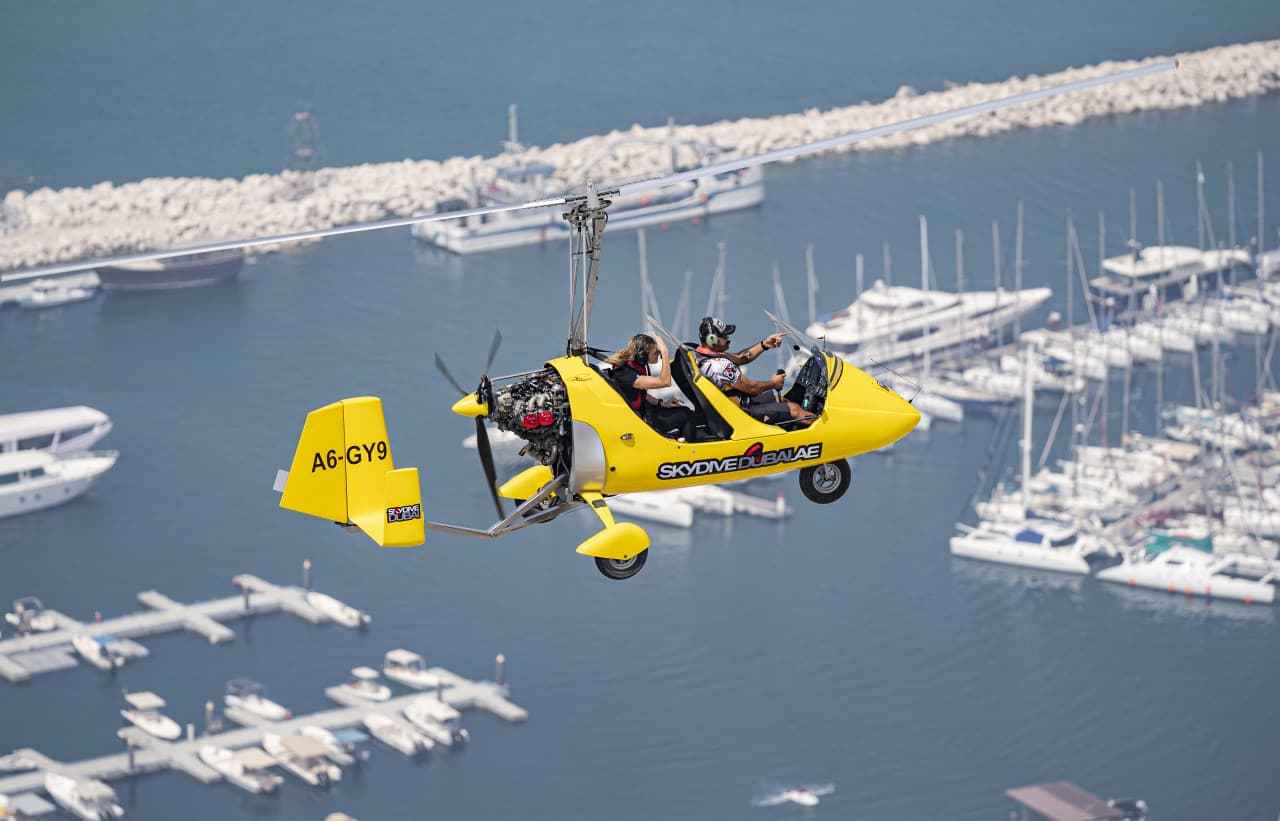 Gyrocopter Dubai Flight Experience