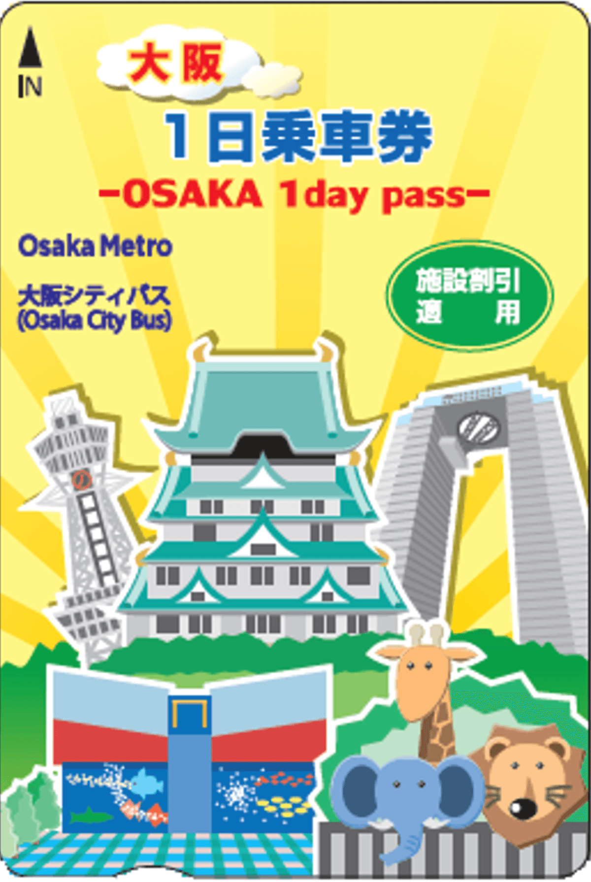 Osaka Metro and Osaka City Bus Pass