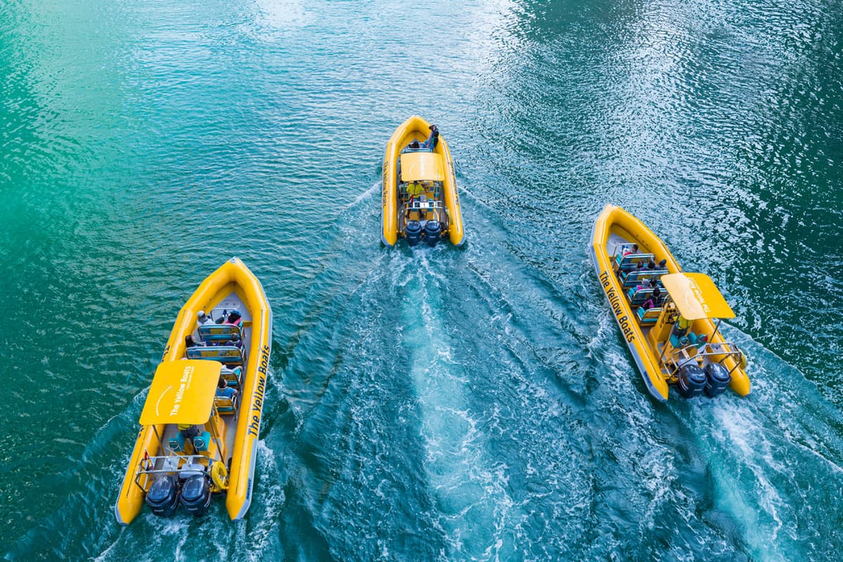 The Yellow Boats Abu Dhabi Speedboat Tour