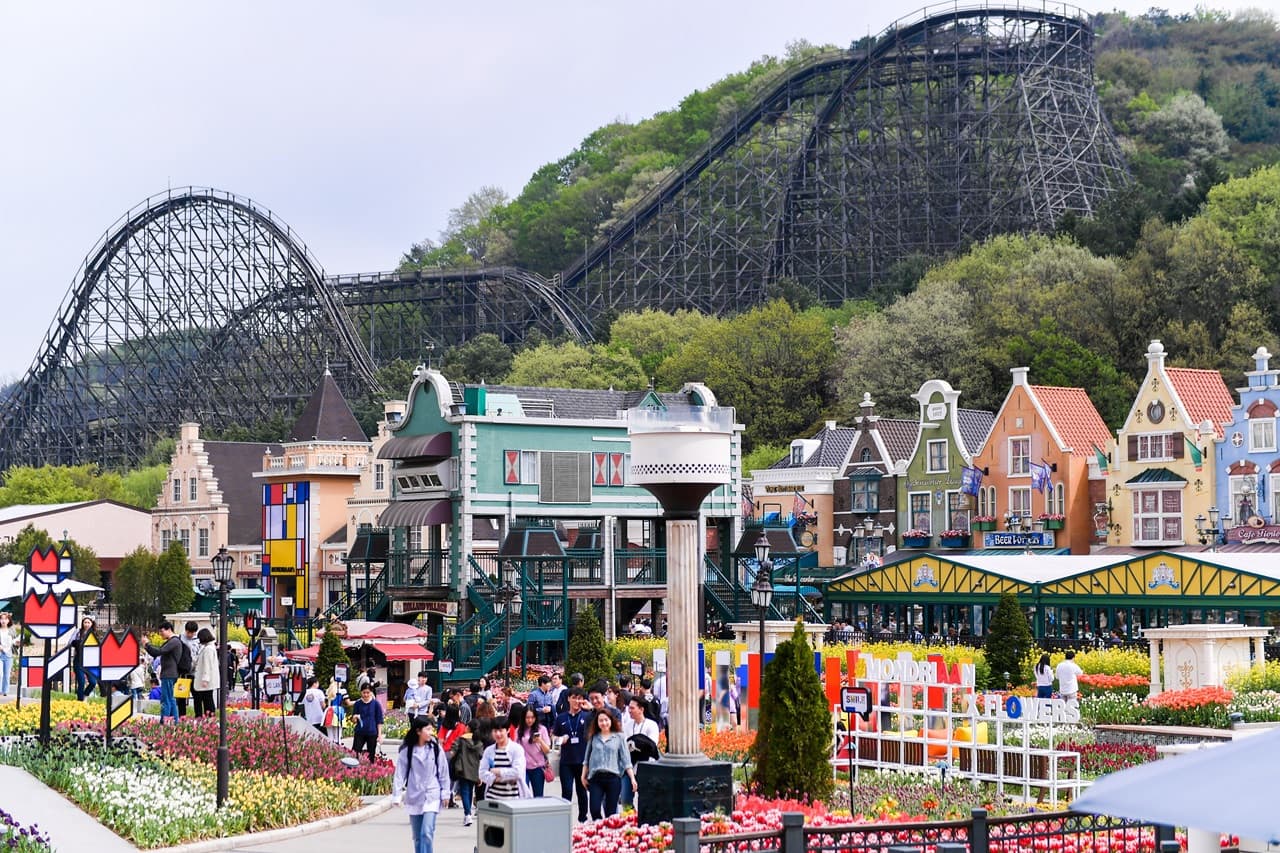 Everland Theme Park with Round Trip Transfers from Seoul