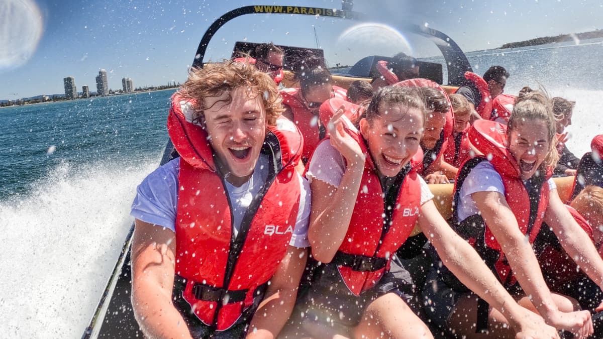 Gold Coast Jet Boat Ride departing from Surfers Paradise