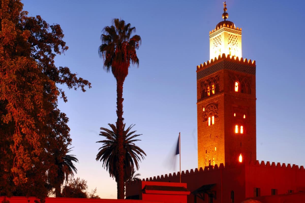 Palais Arabe Restaurant Dining Experience with Round Trip Transfers from Marrakech