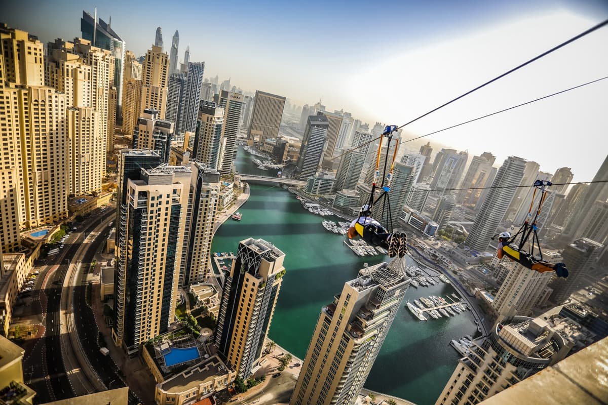 XLine Dubai Marina Zipline