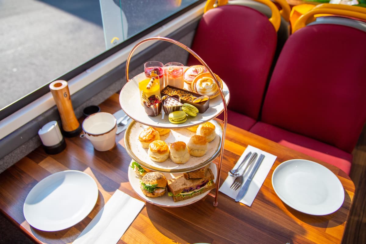 Afternoon Tea Bus with Panoramic Tour of London