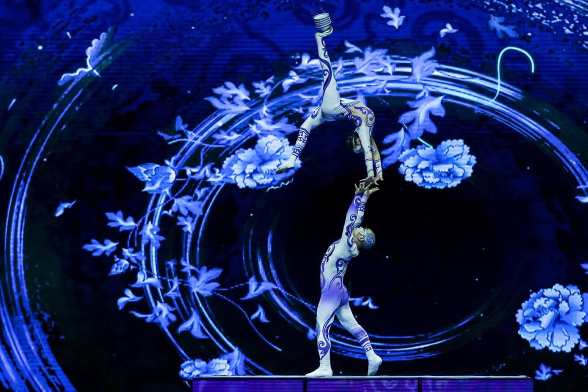Acrobatic Show with Two-way Transfers