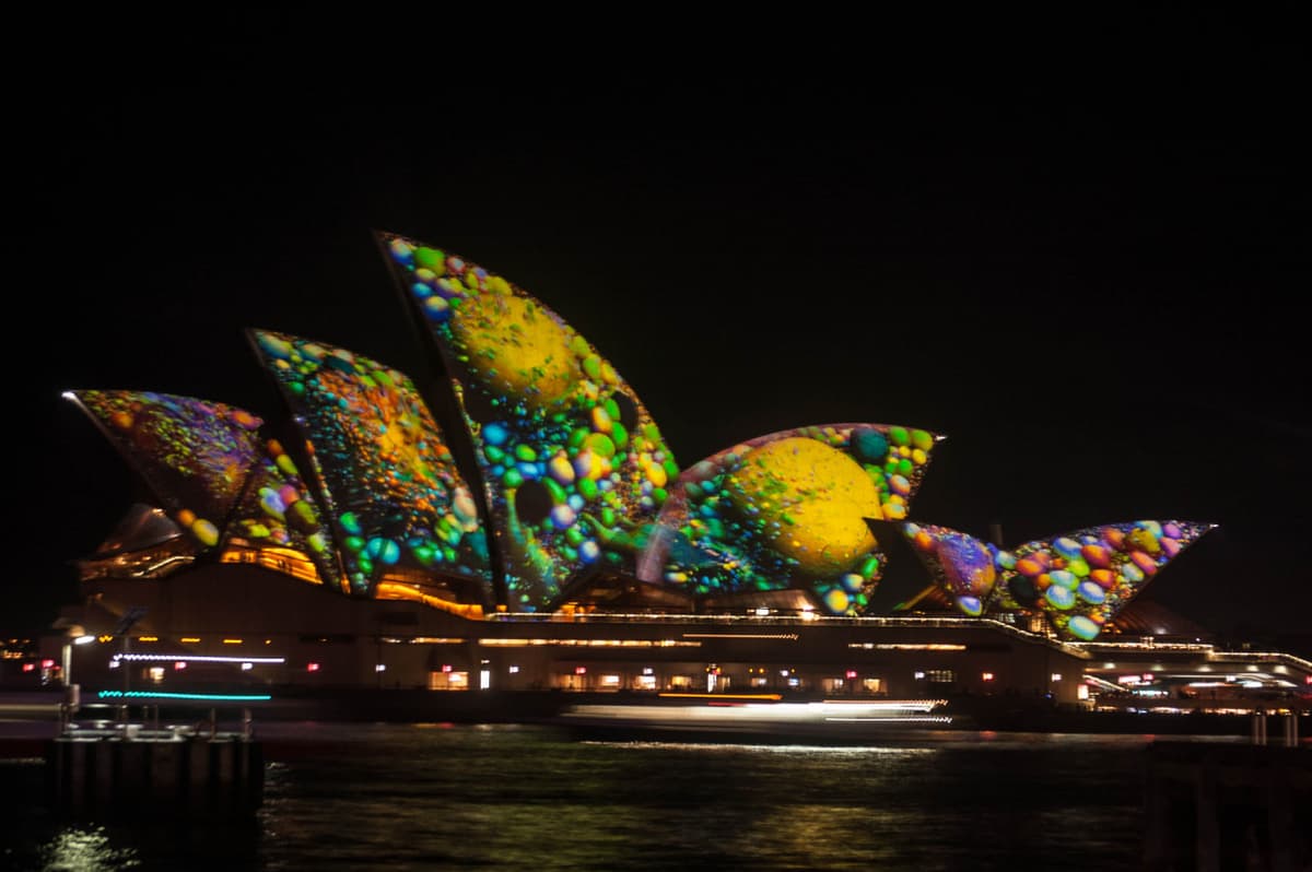 Vivid Festival of Light and Sound Cruise with Buffet Dinner aboard Sydney Princess Cruises