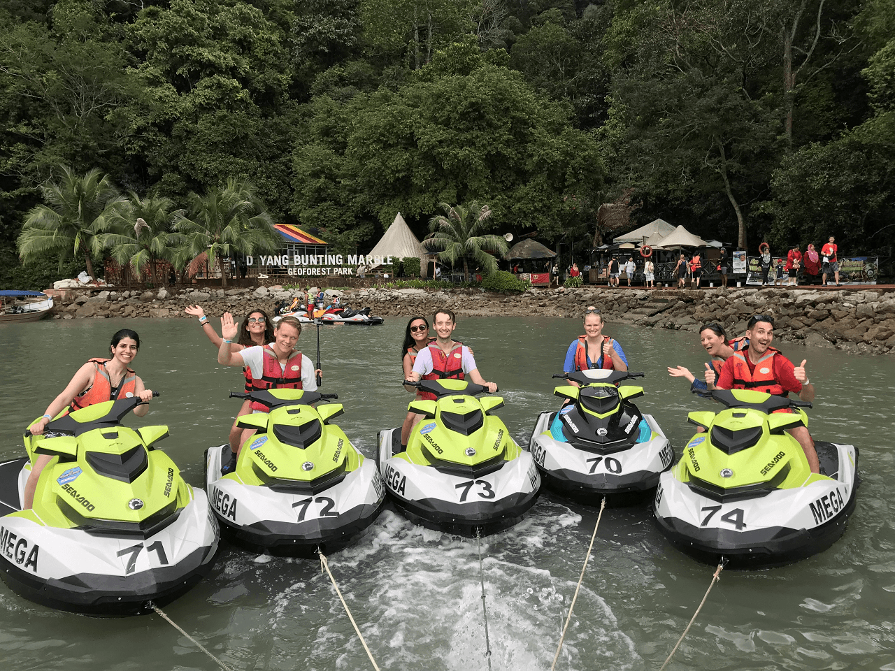 Langkawi Island Hopping Tour by Jet Ski with Mega Water Sports
