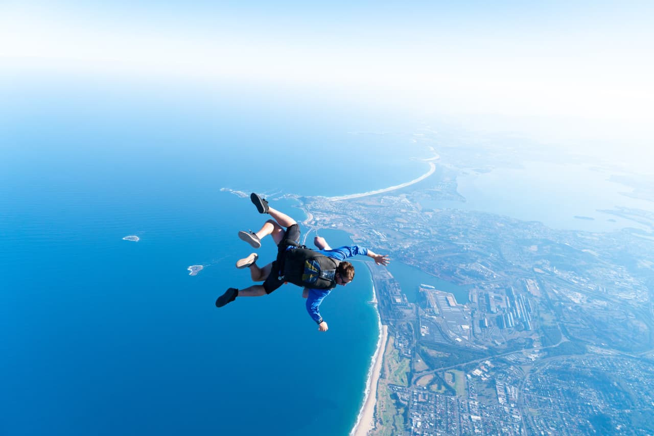Tandem Skydiving Experience Wollongong Sydney