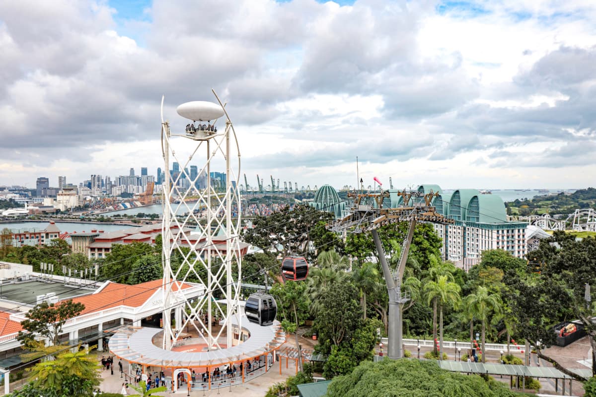 COMBO: Universal Studios Singapore + Singapore Cable Car + Wings of Time + SkyHelix Sentosa Tickets