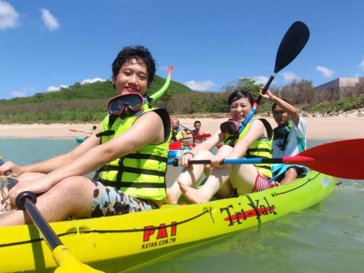 Kayaking and Snorkelling at Houbihu