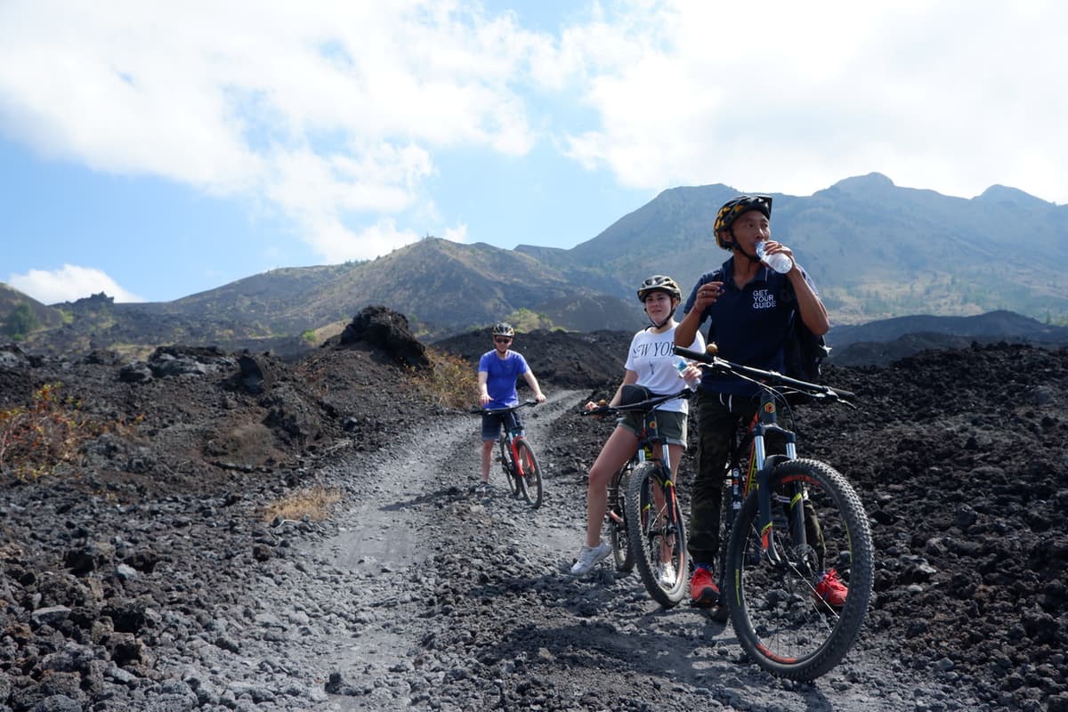 Mount Batur Sunrise and Black Lava Cycling Tour