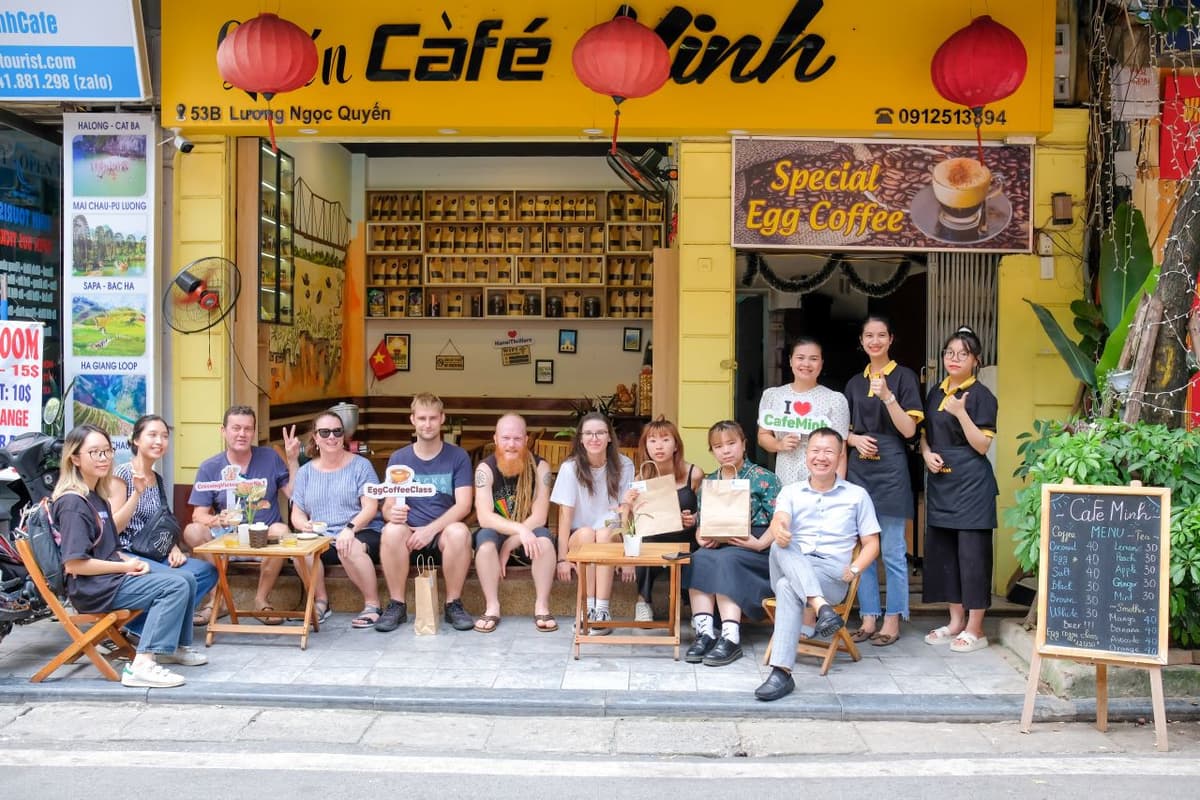 Hanoi Old Quarter Cyclo Tour with Egg Coffee Experience
