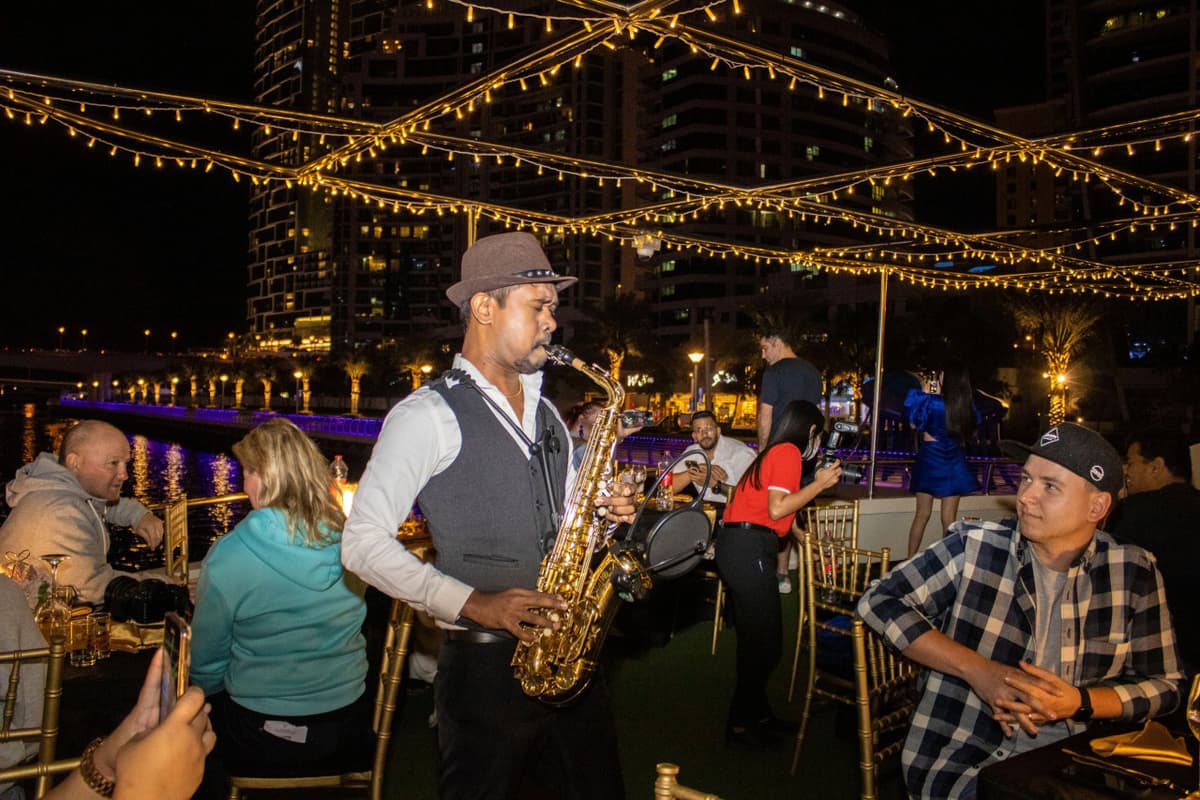 Dubai Marina Sunset or Dinner Cruise with Live Music