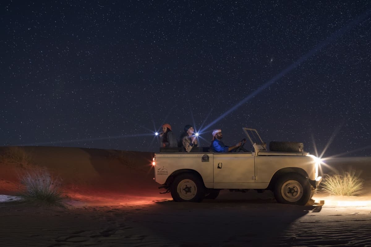 Dubai Private Night Safari Tour with Astronomy Session