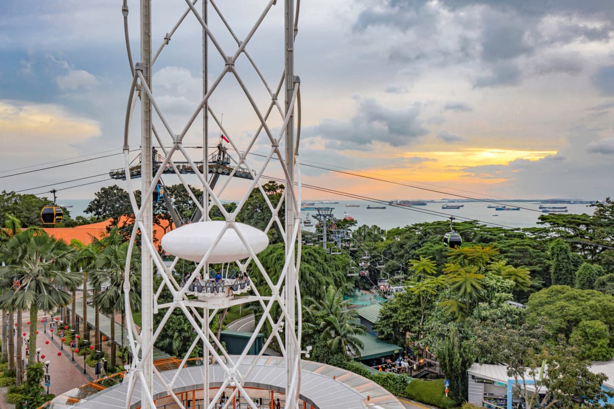 COMBO: Universal Studios Singapore + Singapore Cable Car + Wings of Time + SkyHelix Sentosa Tickets