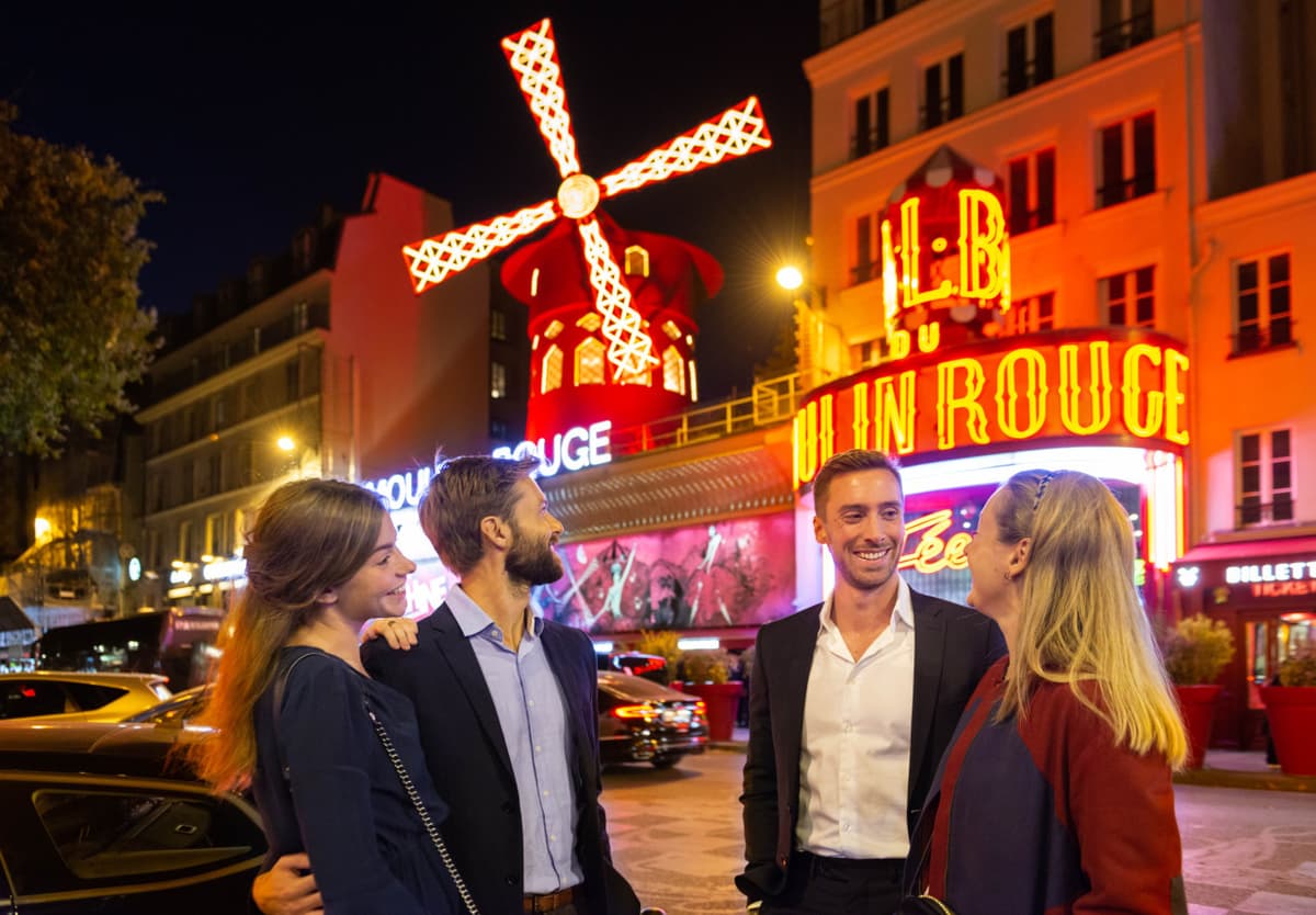 Moulin Rouge Cabaret Show with Drop-off Service and Dinner