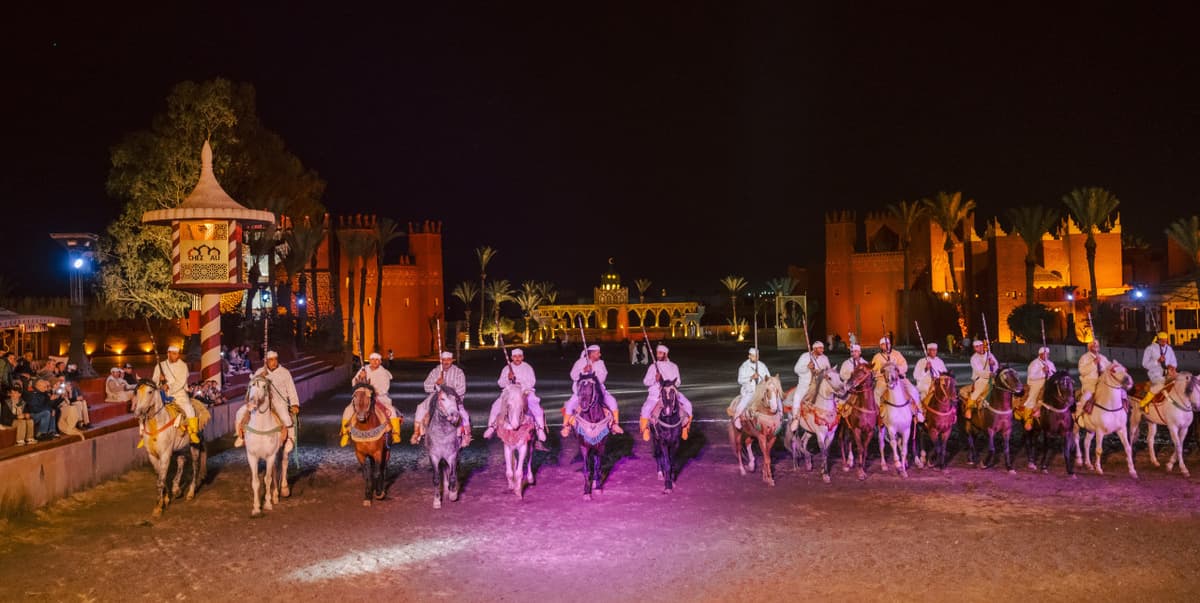 Fantasia 1001 Nights Dinner Show with Round Trip Transfers from Marrakech