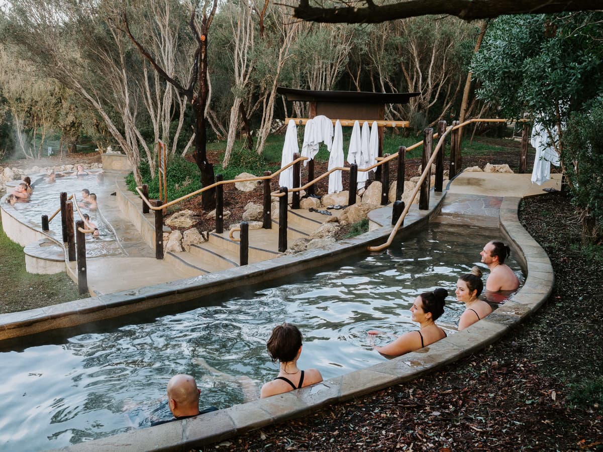 Peninsula Hot Springs and Mornington Bathing Boxes