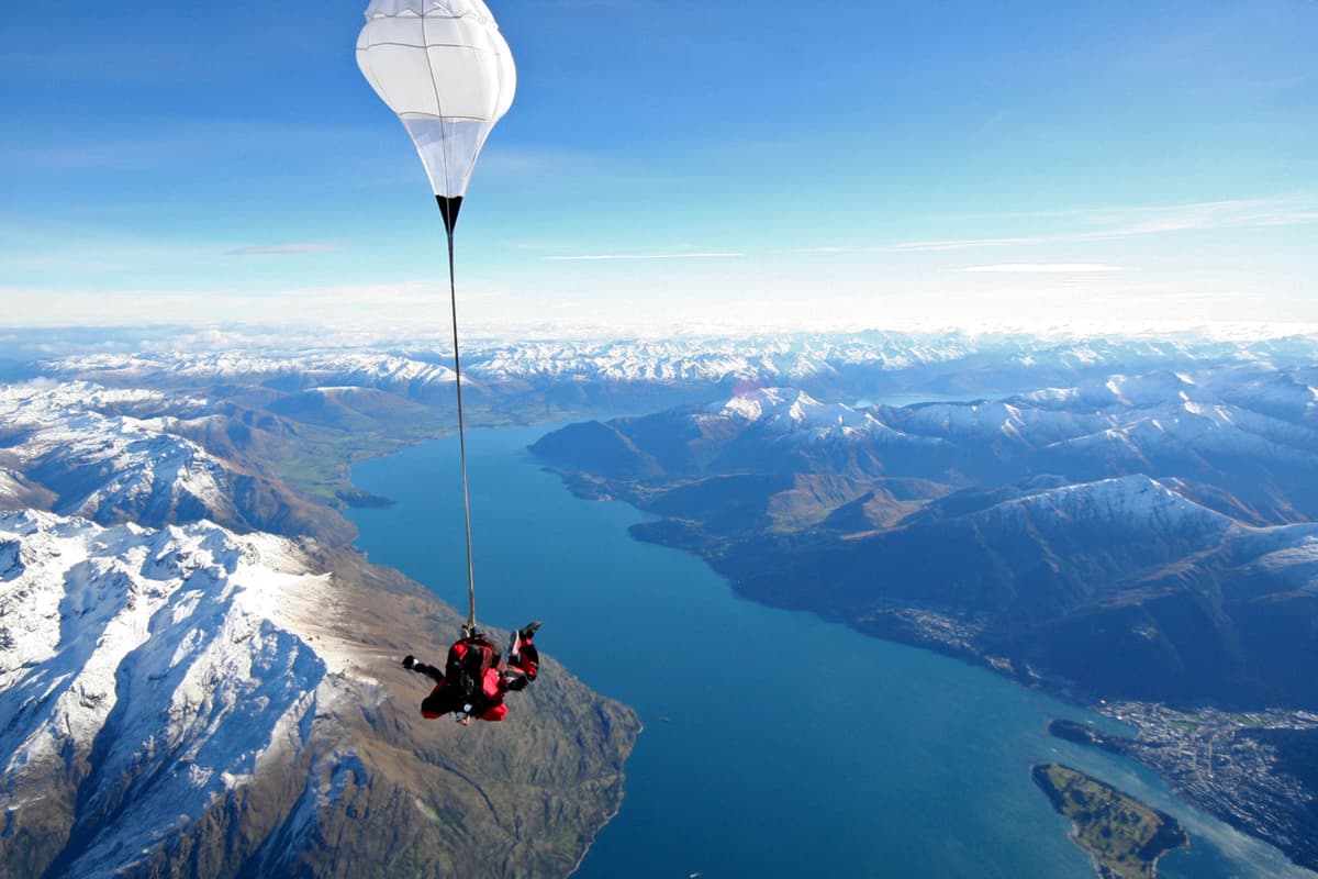 Tandem Skydiving Experience Queenstown by NZONE