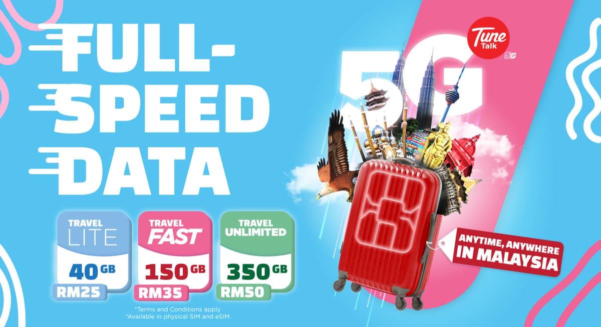 Malaysia 5G SIM Card (Kota Kinabalu International Airport Pickup)