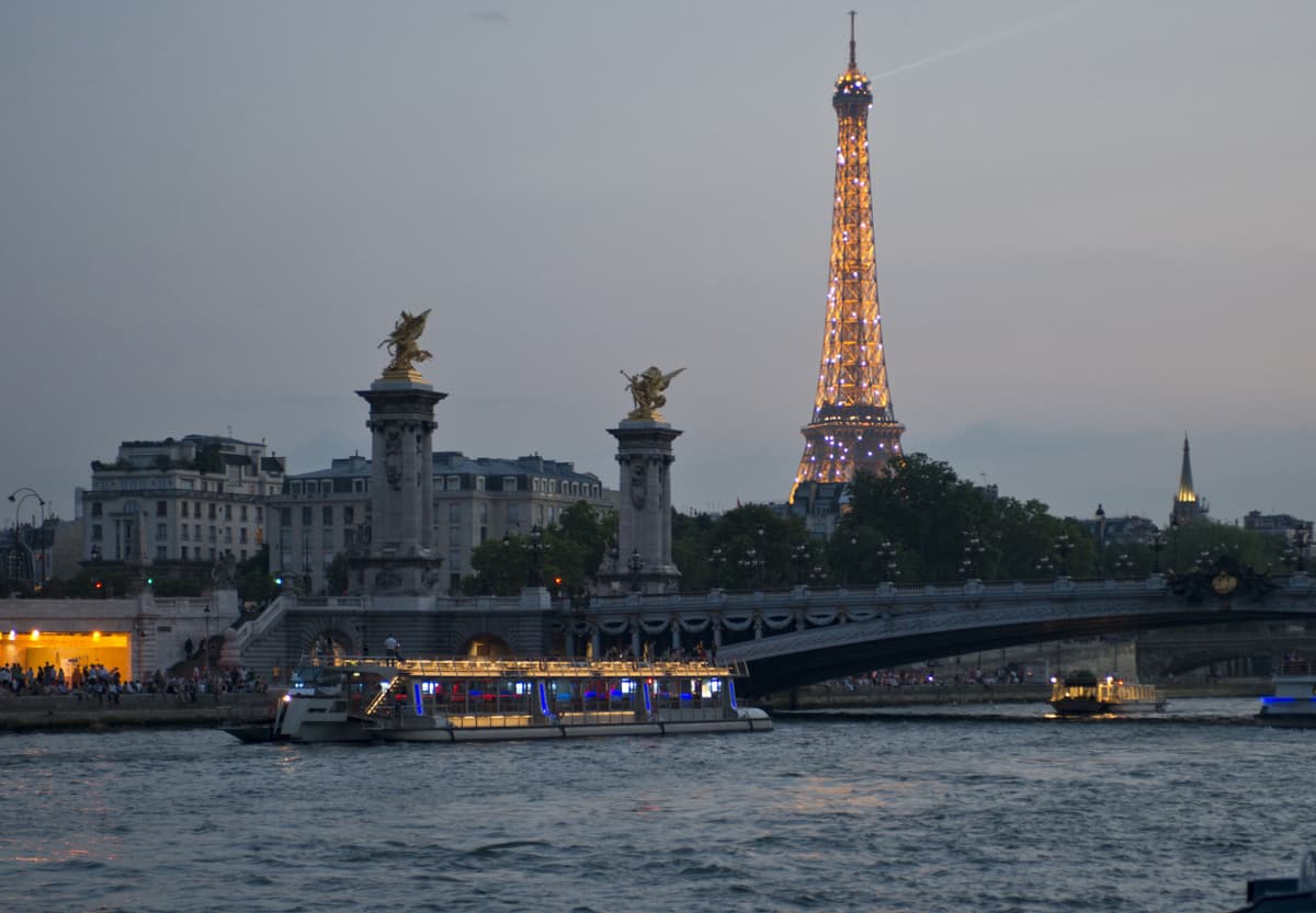 Paris Open-Top Bus Tour, Seine River Cruise, and Eiffel Tower Dining Experience