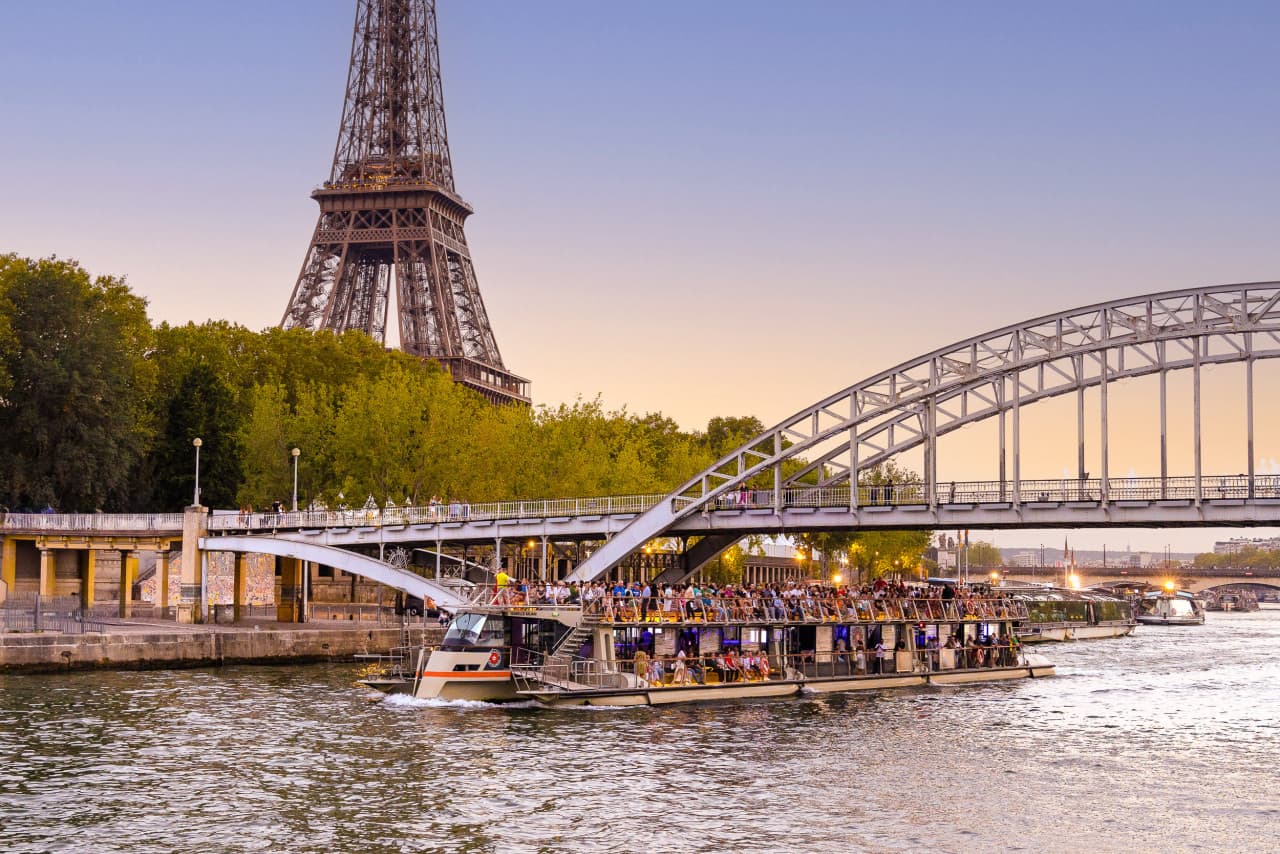 Seine River Cruise by Bateaux Parisiens – Departing from the Eiffel Tower