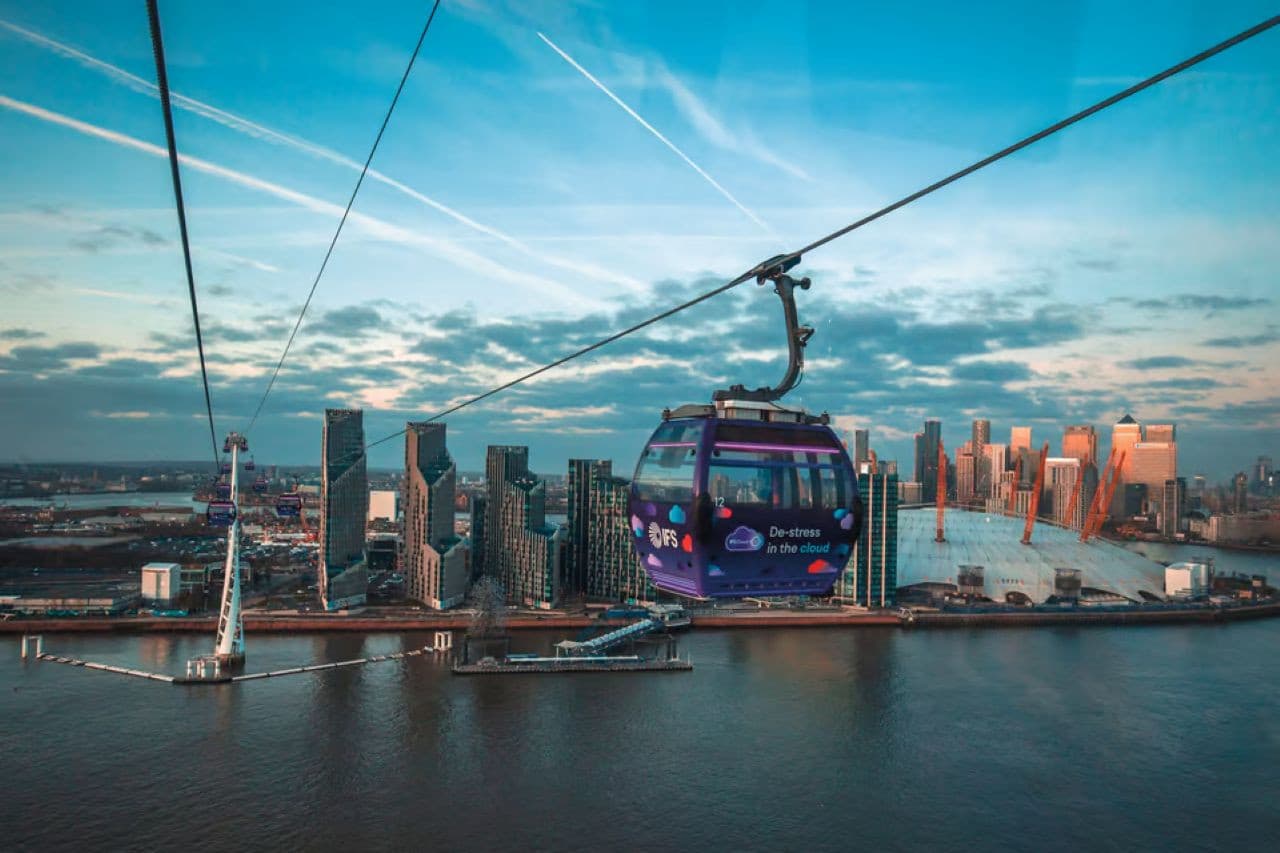 River Thames Uber Boat Ride with London Cable Car Ticket