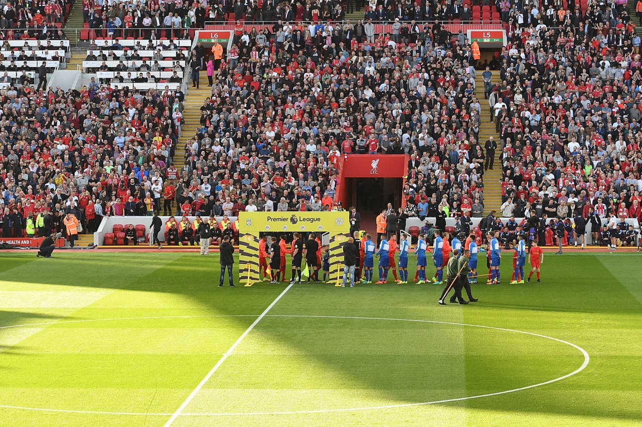 Liverpool FC Premier League Football Match Ticket at Anfield Stadium