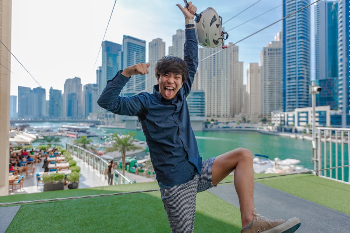 XLine Dubai Marina Zipline