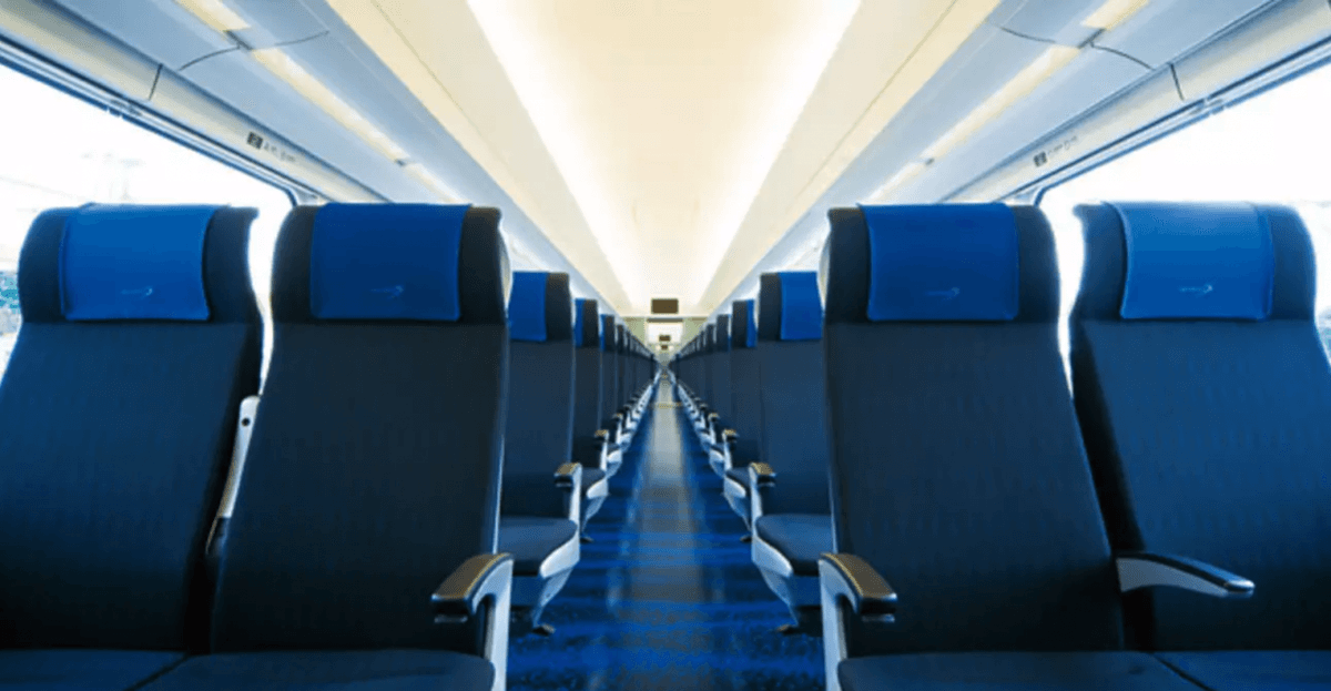 Tokyo Keisei Skyliner High-Speed Train between Narita Aiport and Central Tokyo