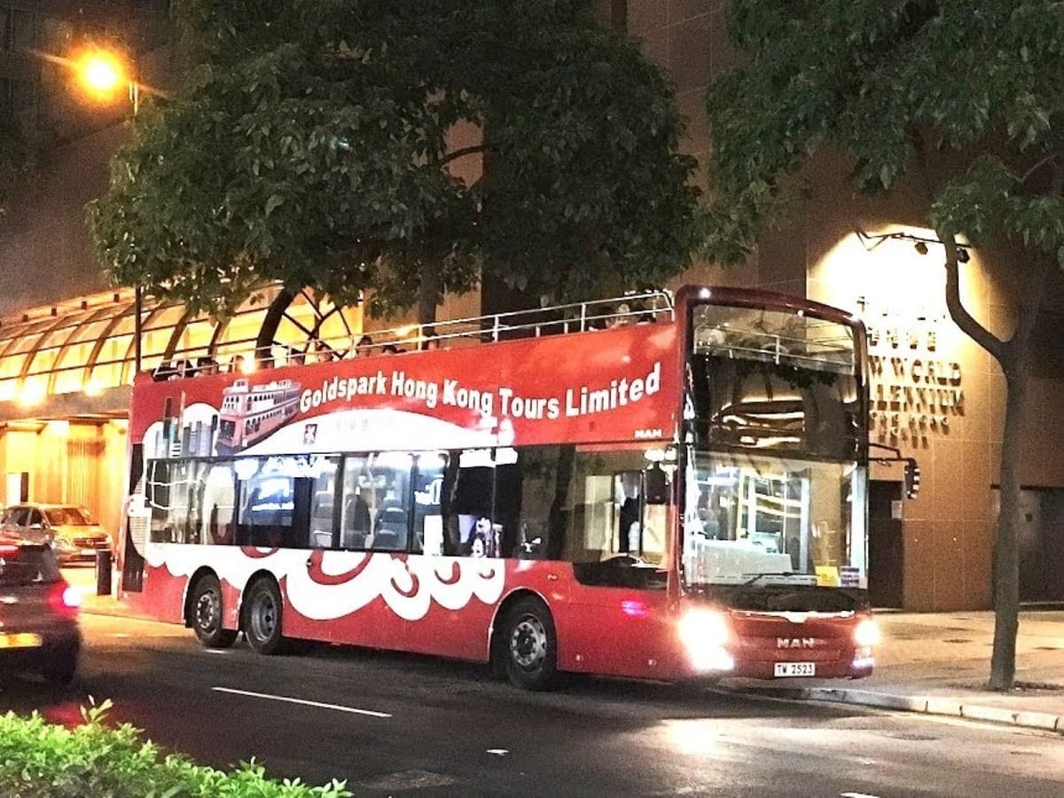 Hong Kong Open Top Bus Night Tour