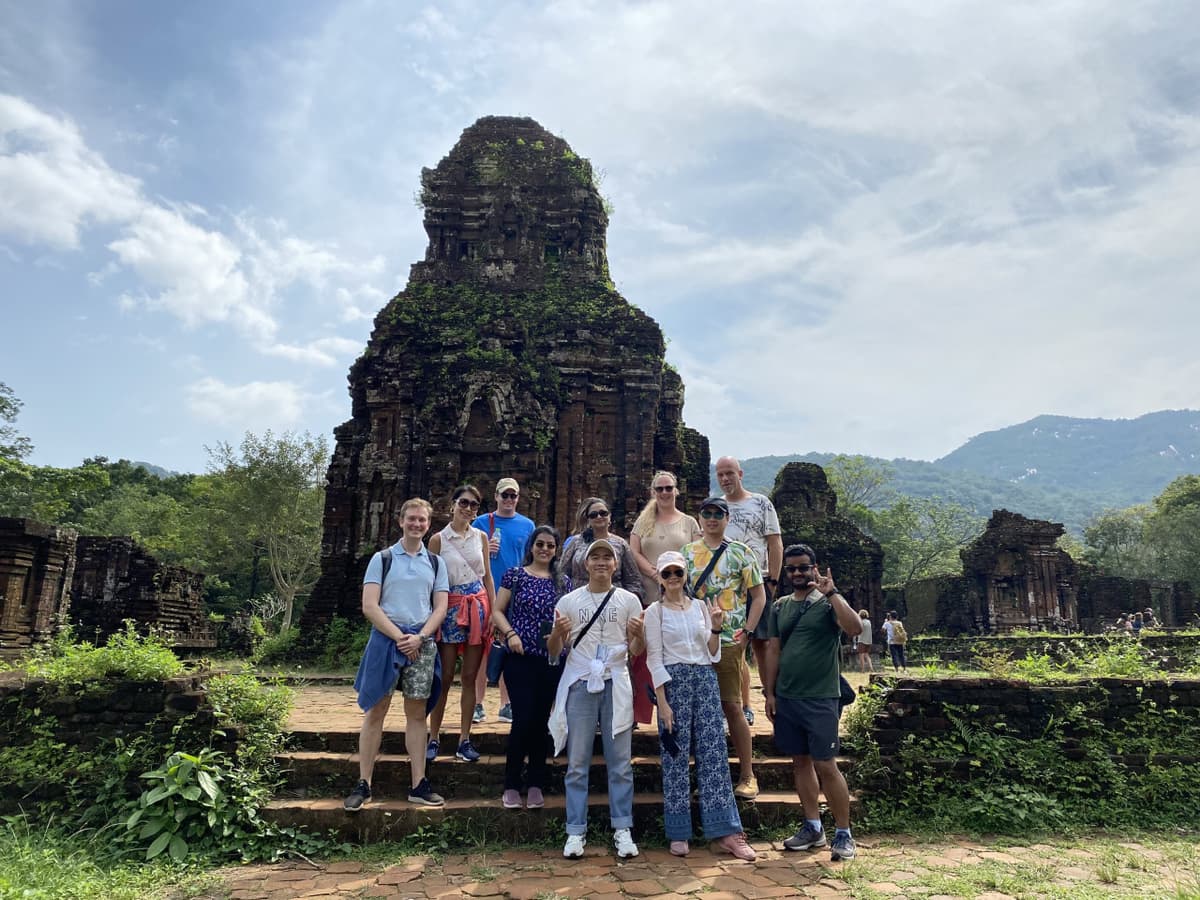My Son Sanctuary Tour from Da Nang with Thu Bon River Cruise