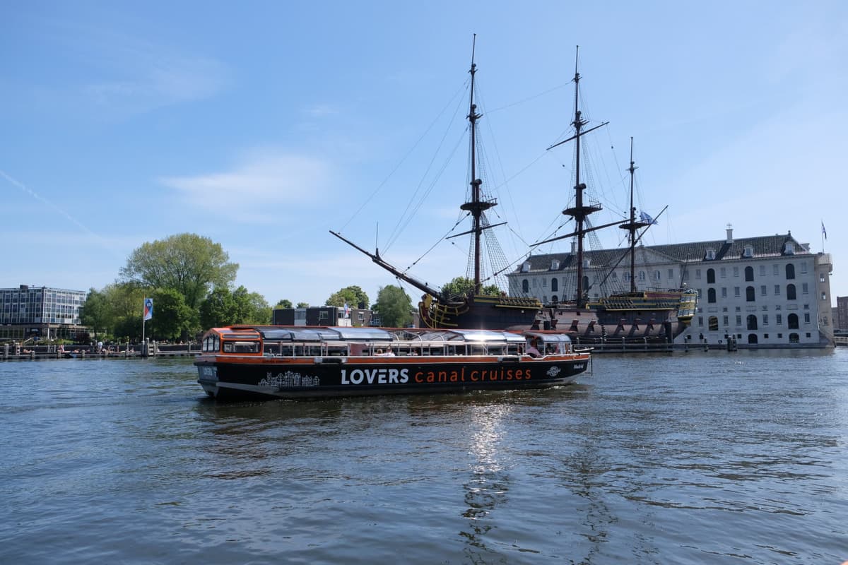 Amsterdam Semi-Open Boat Canal Cruise Ticket