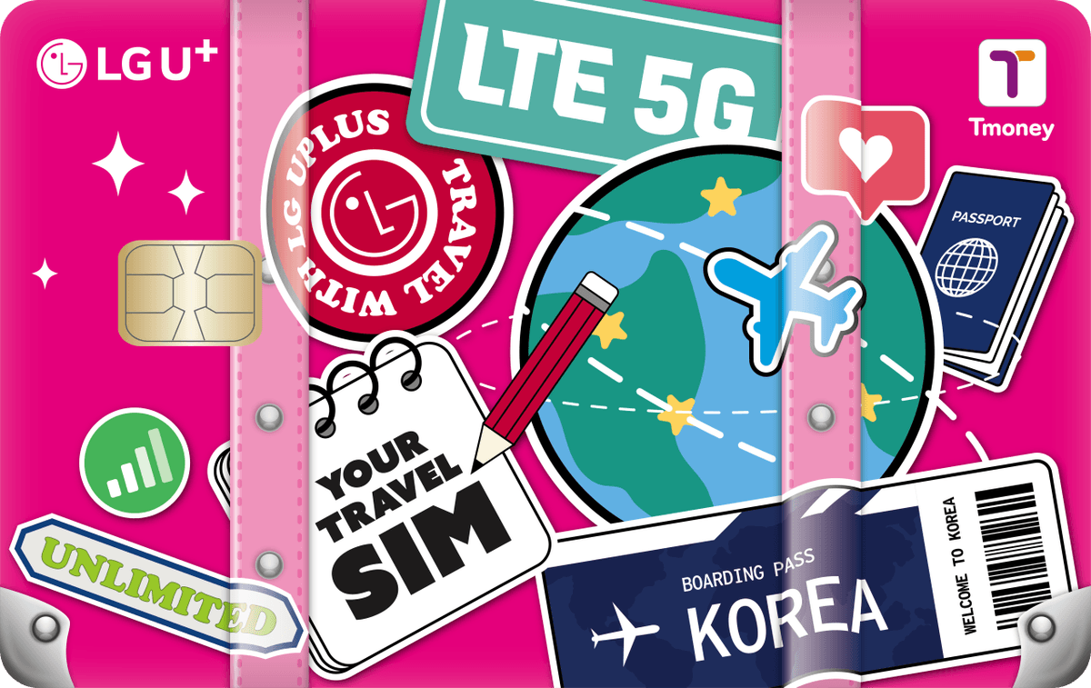 COMBO: AREX Incheon Airport Express Train + Korea SIM Card + Lotte World