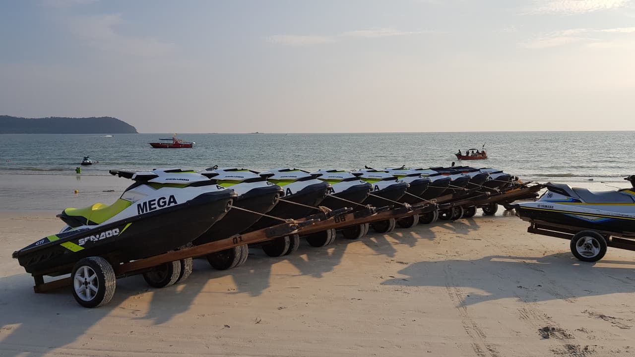 Langkawi Island Hopping Tour by Jet Ski with Mega Water Sports