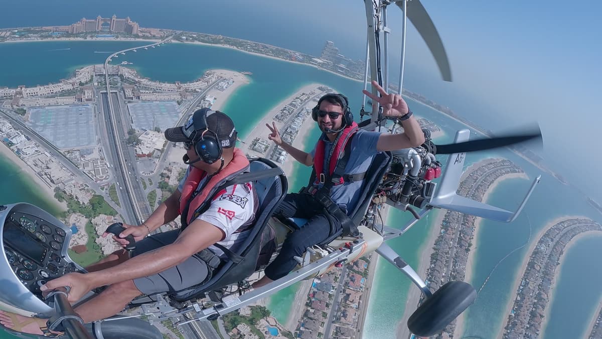 Gyrocopter Dubai Flight Experience